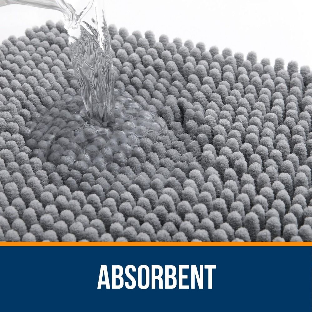 Luxury Shaggy Bath Mat - Non-Slip, Extra Soft, Washable