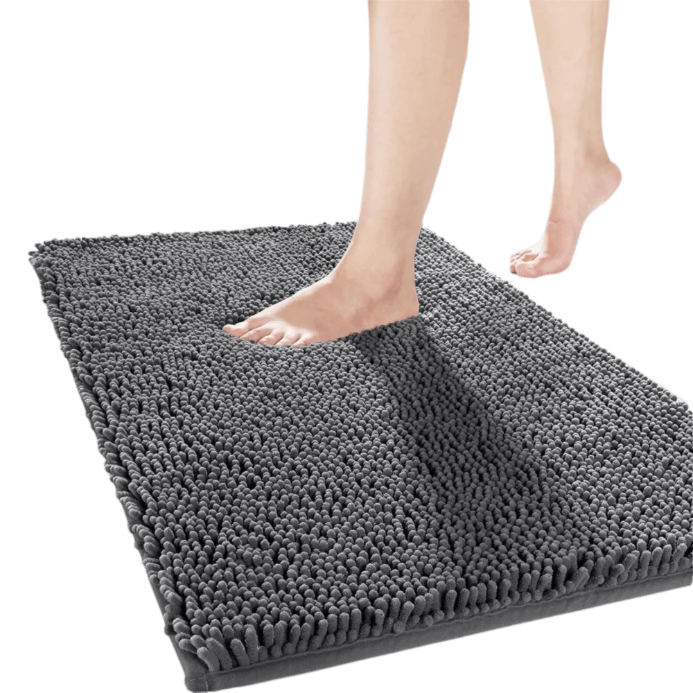 Luxury Shaggy Bath Mat - Non-Slip, Extra Soft, Washable