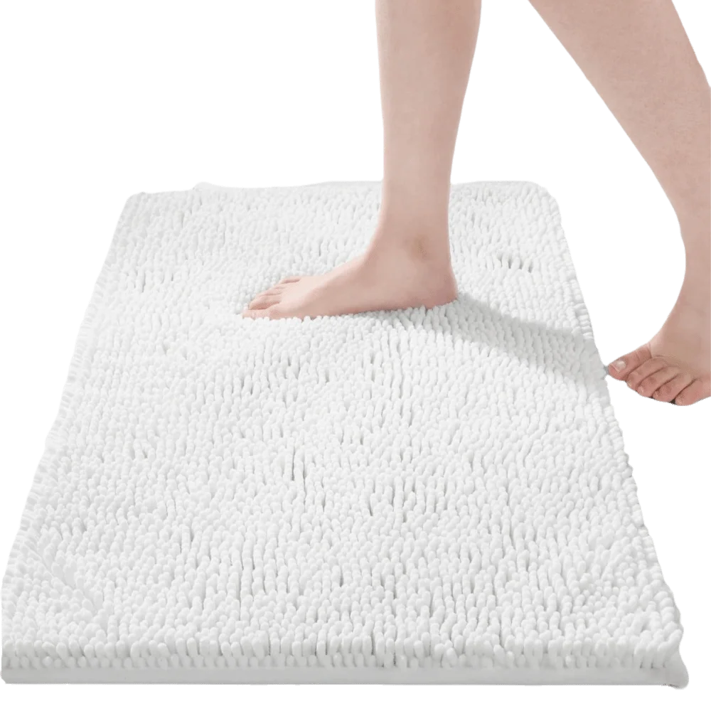 Luxury Shaggy Bath Mat - Non-Slip, Extra Soft, Washable
