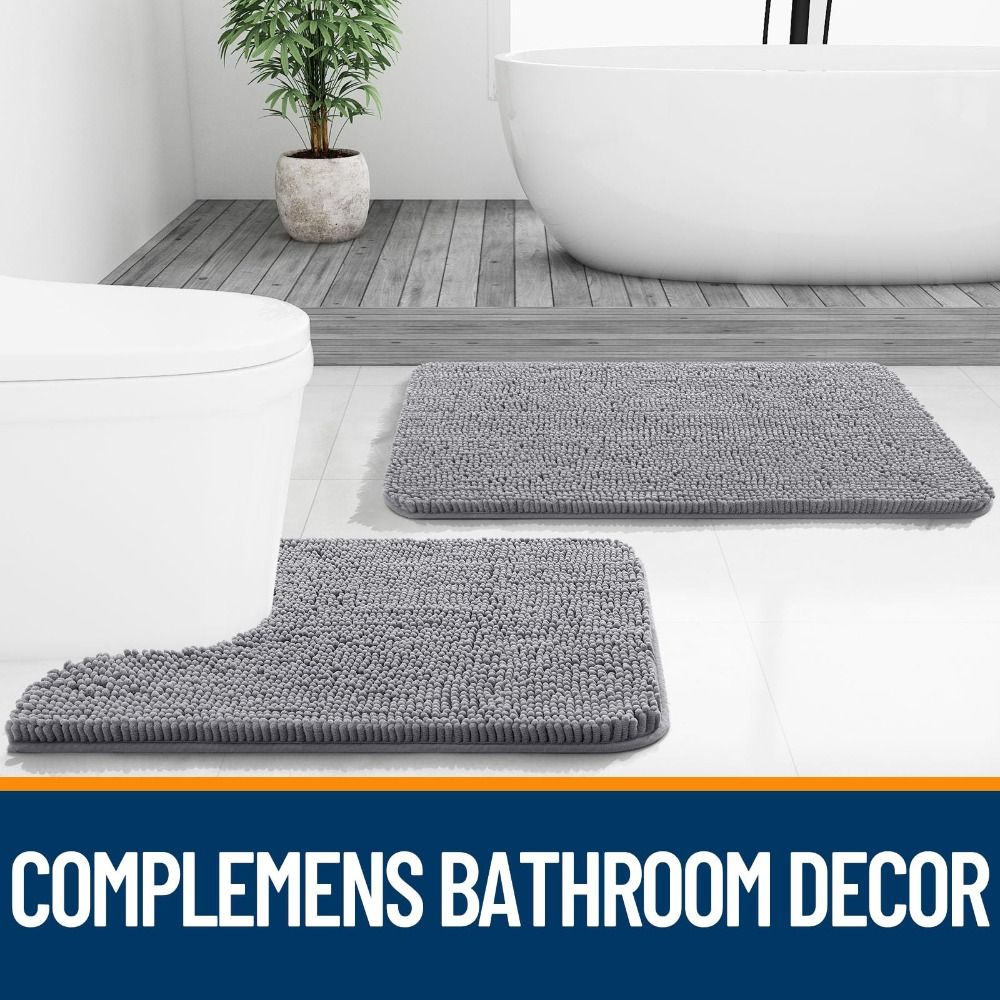 Luxury Shaggy Bath Mat - Non-Slip, Extra Soft, Washable