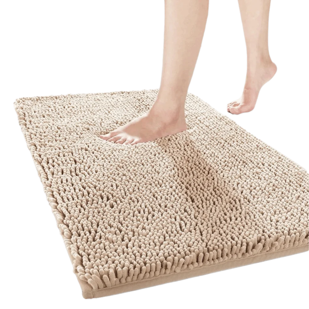 Luxury Shaggy Bath Mat - Non-Slip, Extra Soft, Washable