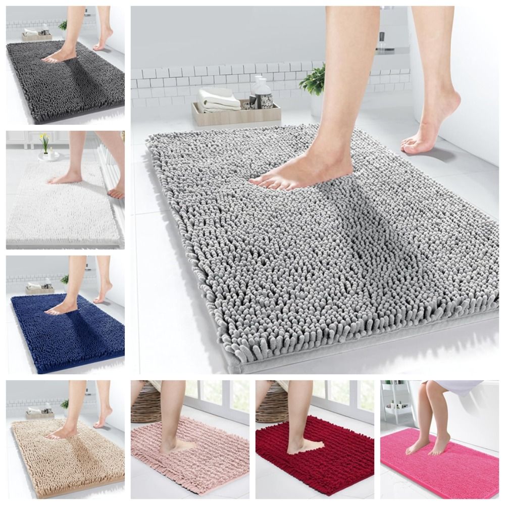 Luxury Shaggy Bath Mat - Non-Slip, Extra Soft, Washable