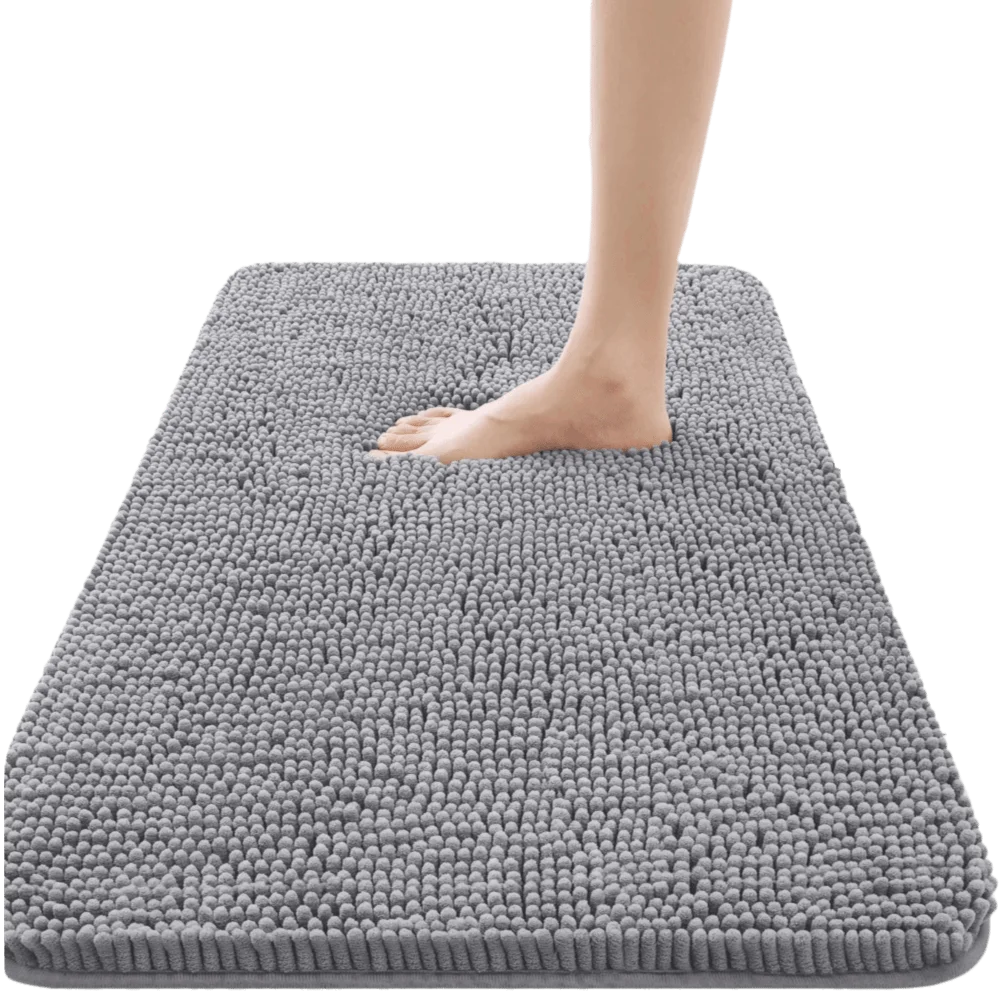 Luxury Shaggy Bath Mat - Non-Slip, Extra Soft, Washable